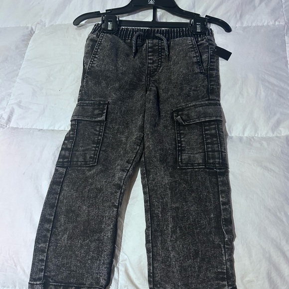 Stylish Black Cargo Pants for Kids - Picture 1 of 2